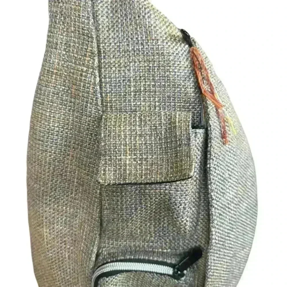 Comeback With A Warrant Crossbody/Sling Bag In Soft Fabric Material.